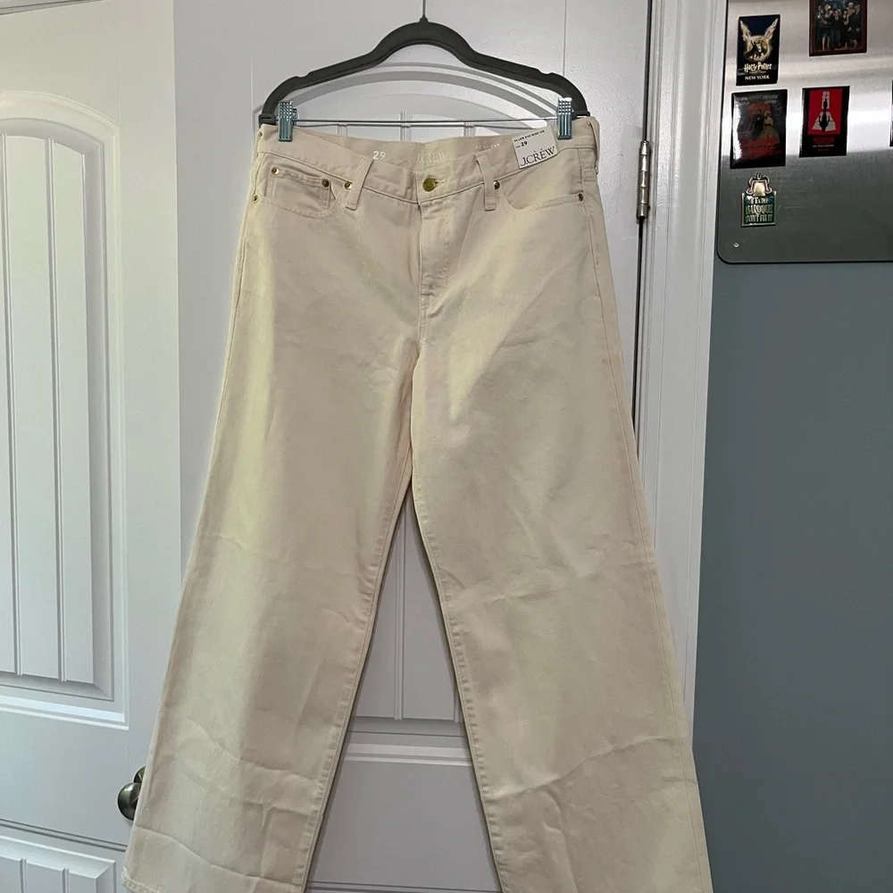 NWT J. Crew wide leg jeans. Size 29. Current season